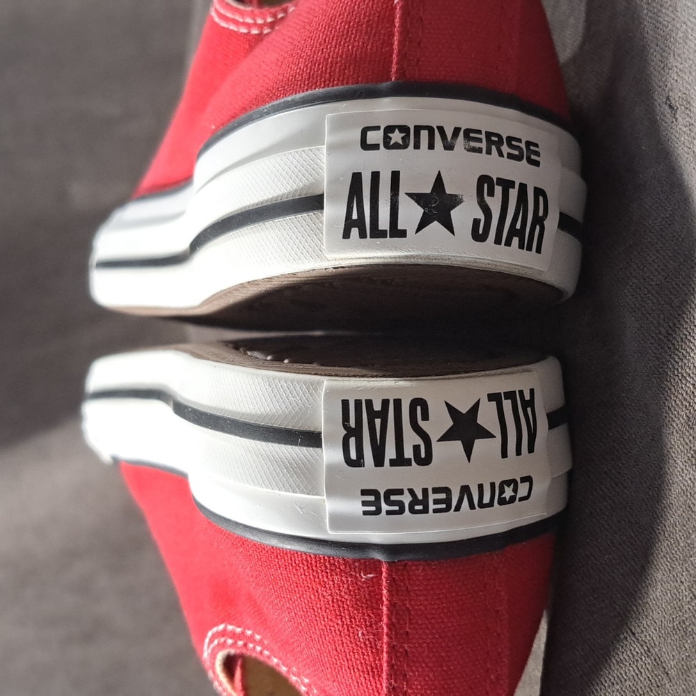 Converse Chuck Taylor All Star Ox Low Classic Red Lace Up Sneakers VG- US 7 - Picture 15 of 16